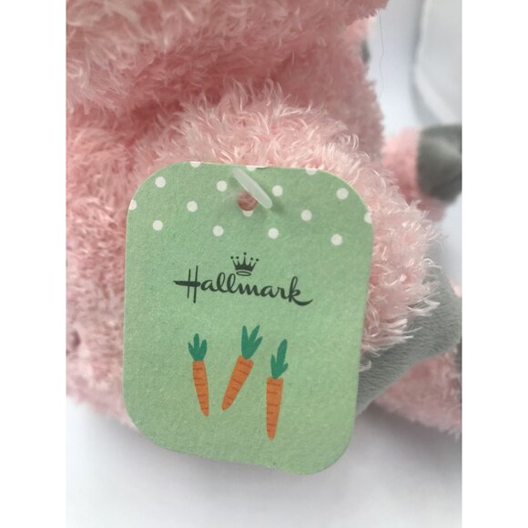Hallmark Embroidered Spring Pig Stuffed Animal Plush Easter Toy - Picture 5 of 5